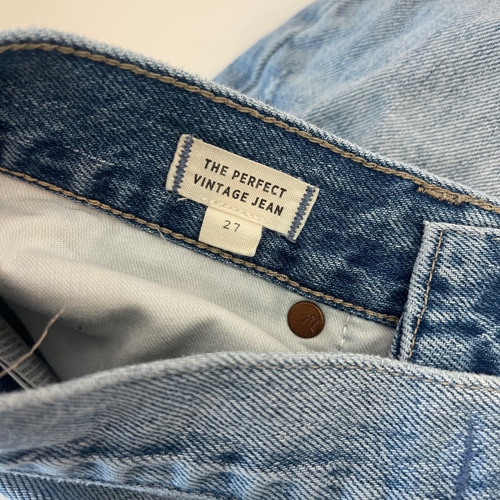 Madewell the perfect vintage Jean size 27